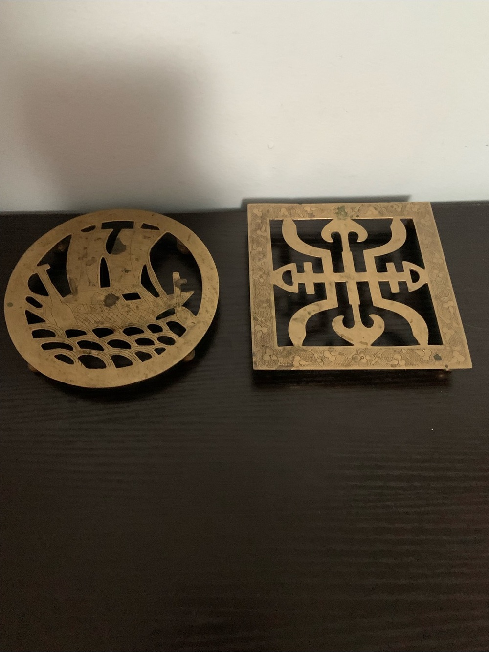 Brass Trivet Bundle of 2